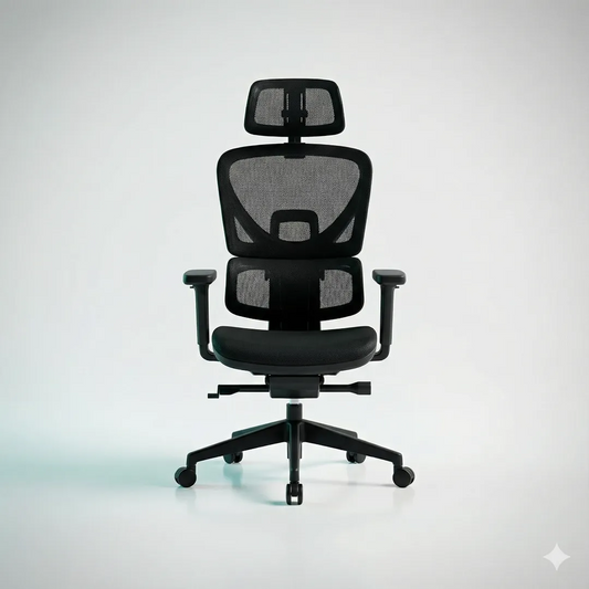 Chaise_Ergonomique_Mesh_avec_Repose-pieds_Rétractable