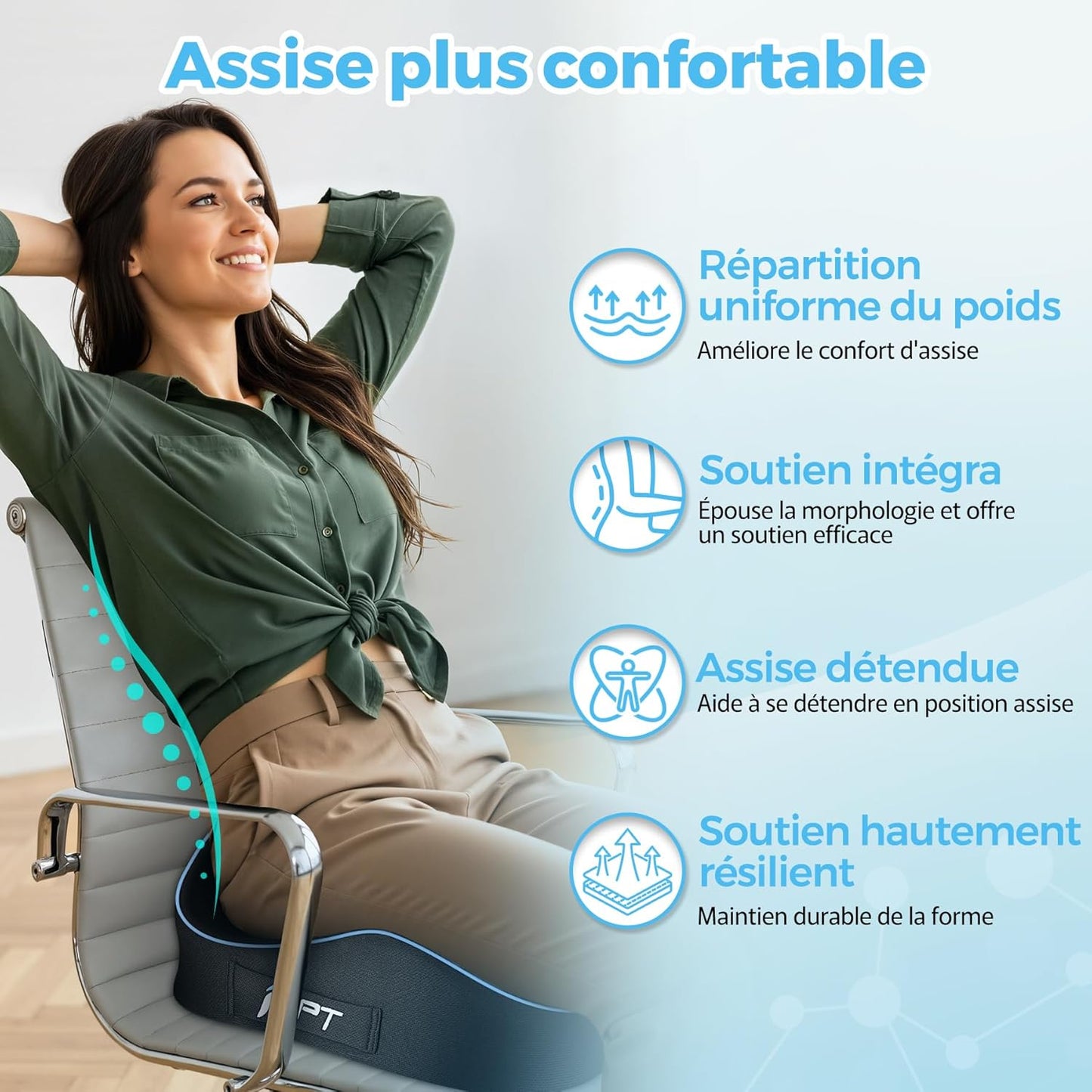 POOTACK Coussin Assise Coccyx