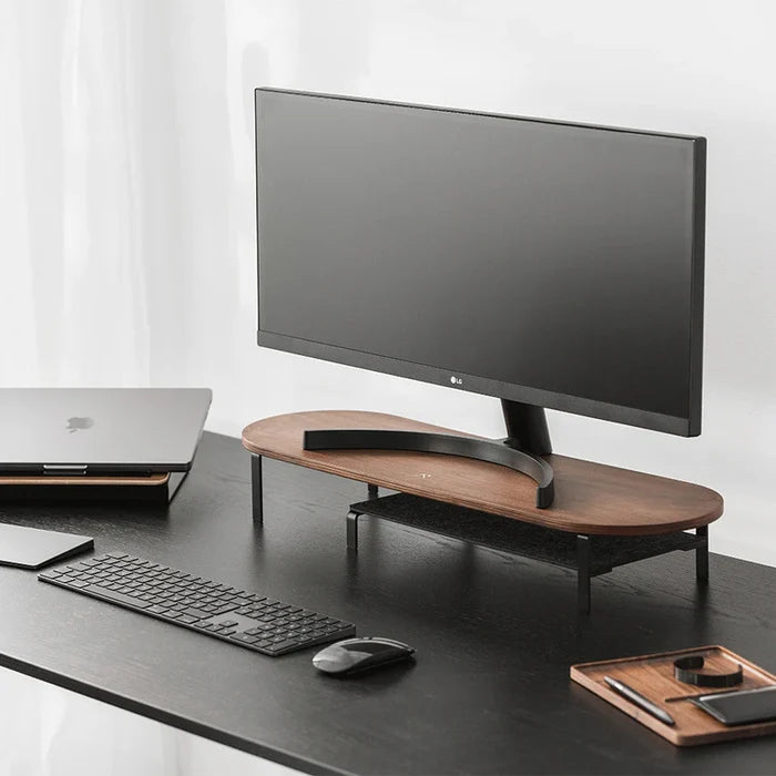 Support Moniteur Bois & Aluminium